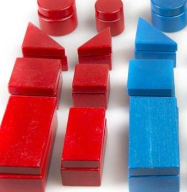 Блоки Дьєнеша - система логічних ігор для найменших, дітей середньої та підготовчої групи