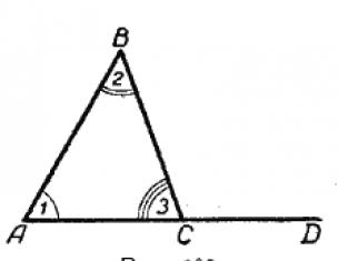 Άθροισμα γωνιών τριγώνων