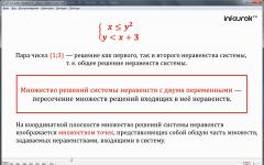 Inequalities with two variables