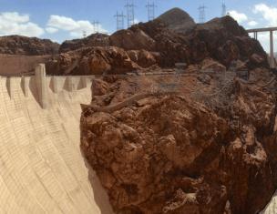 Hoover Dam in the USA - a man-made miracle Arizona